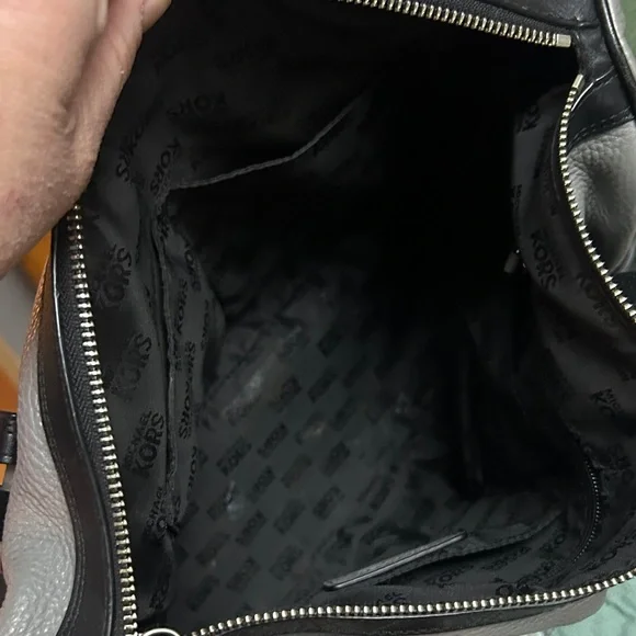 Michael Kors Black and Gray Duffel Bag - Picture 4 of 6